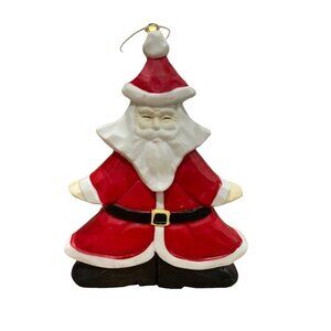Department‎ 56 vintage Christmas Ornament Santa Claus shaped like Christmas tree